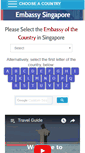 Mobile Screenshot of embassyinsingapore.com